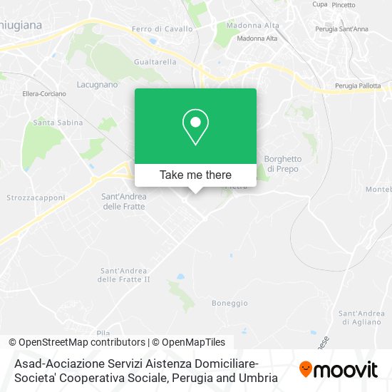 Asad-Aociazione Servizi Aistenza Domiciliare-Societa' Cooperativa Sociale map