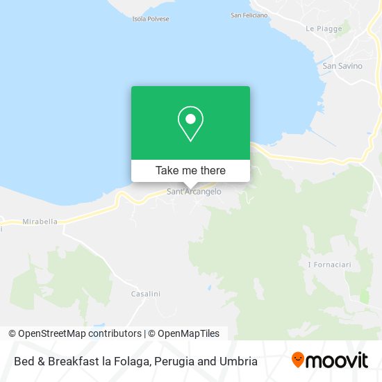 Bed & Breakfast la Folaga map