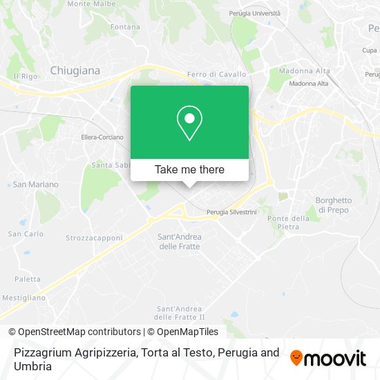 Pizzagrium Agripizzeria, Torta al Testo map