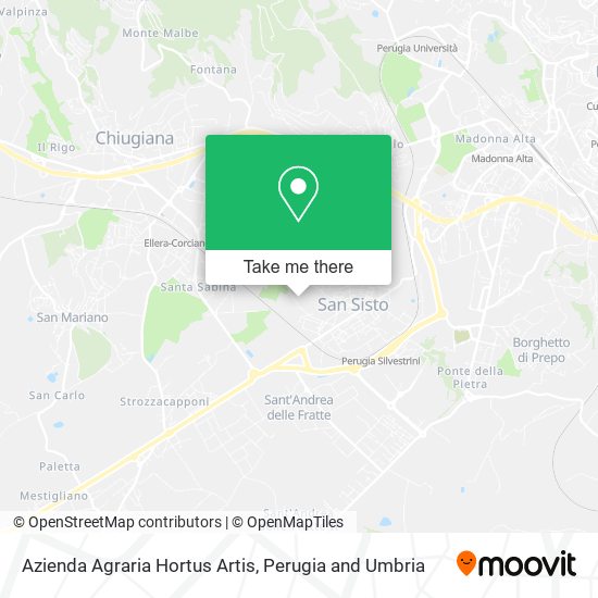 Azienda Agraria Hortus Artis map
