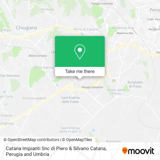 Catana Impianti Snc di Piero & Silvano Catana map