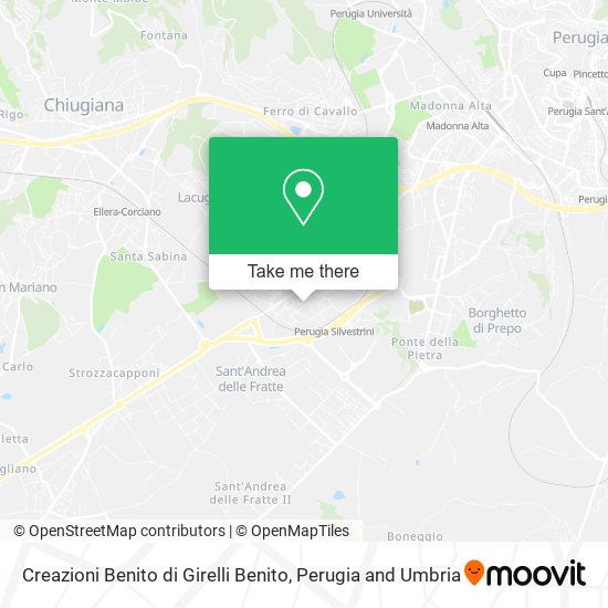 Creazioni Benito di Girelli Benito map