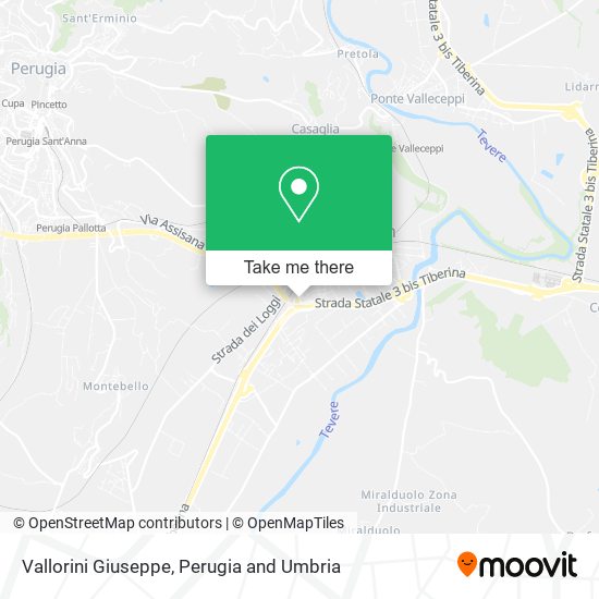 Vallorini Giuseppe map