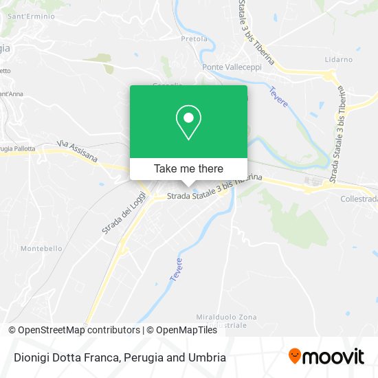 Dionigi Dotta Franca map