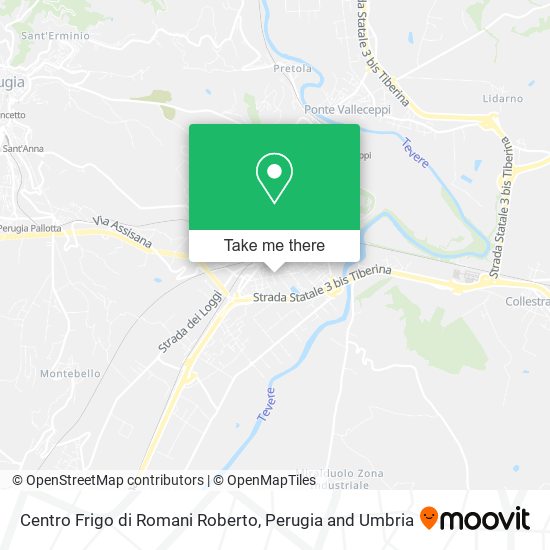 Centro Frigo di Romani Roberto map