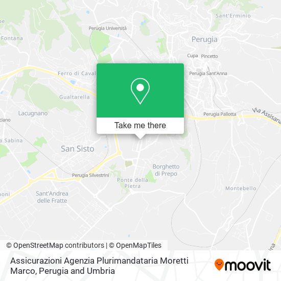 Assicurazioni Agenzia Plurimandataria Moretti Marco map