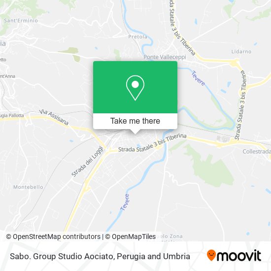 Sabo. Group Studio Aociato map