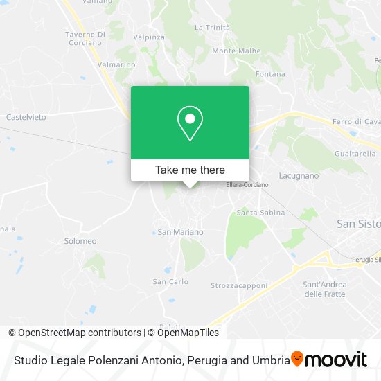 Studio Legale Polenzani Antonio map