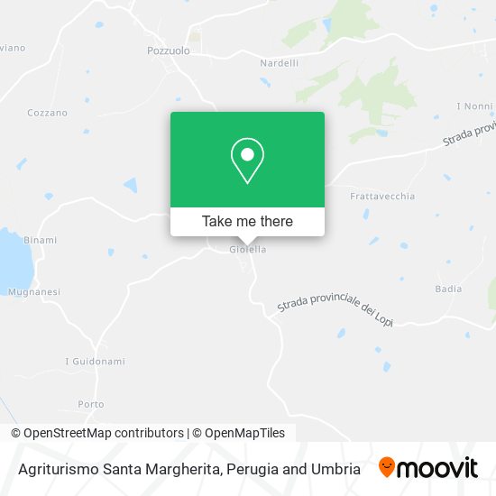 Agriturismo Santa Margherita map