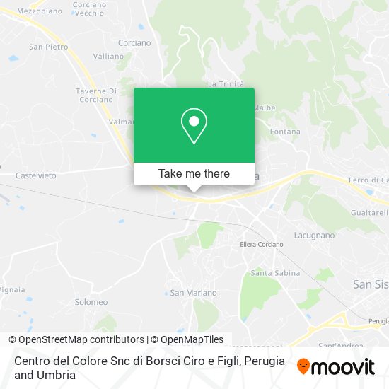 Centro del Colore Snc di Borsci Ciro e Figli map