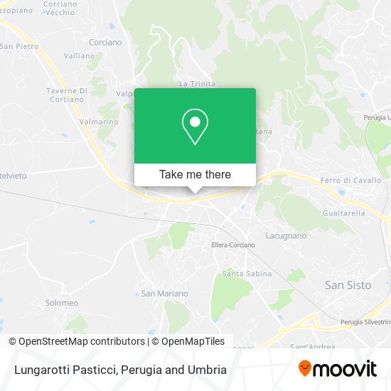 Lungarotti Pasticci map