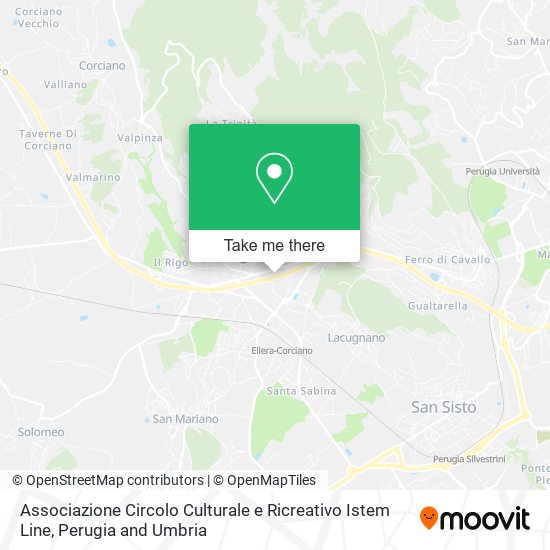 Associazione Circolo Culturale e Ricreativo Istem Line map