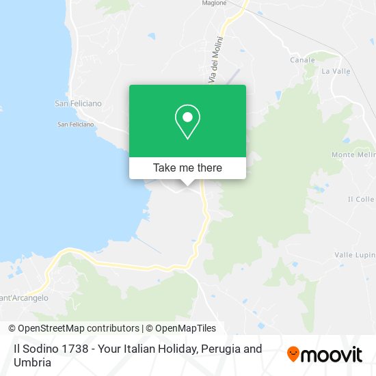 Il Sodino 1738 - Your Italian Holiday map