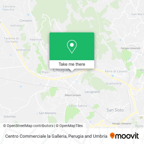 Centro Commerciale la Galleria map