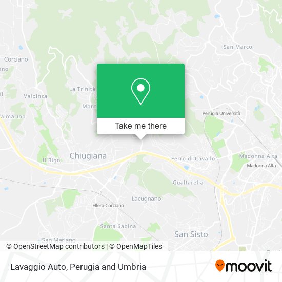 Lavaggio Auto map