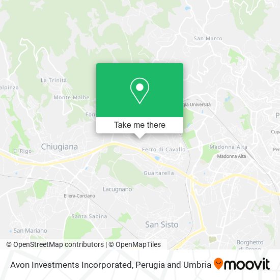 Avon Investments Incorporated map