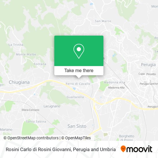 Rosini Carlo di Rosini Giovanni map