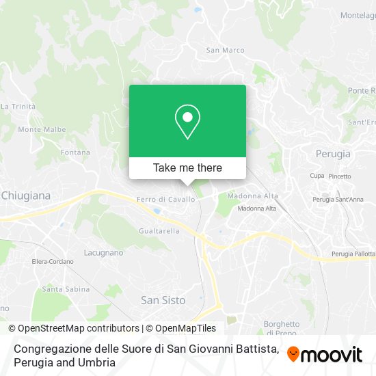 Congregazione delle Suore di San Giovanni Battista map