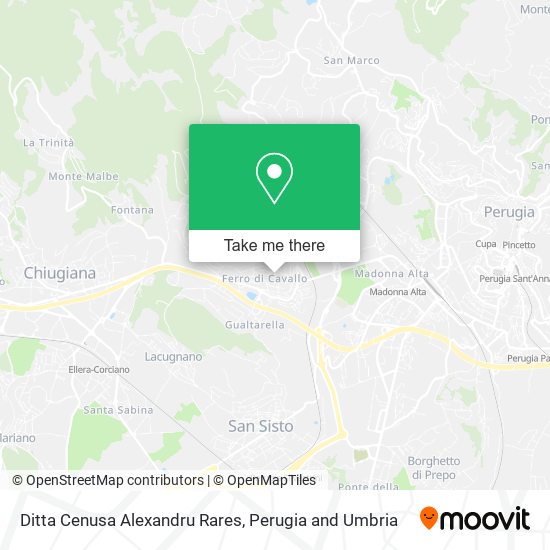 Ditta Cenusa Alexandru Rares map