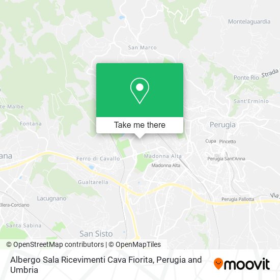 Albergo Sala Ricevimenti Cava Fiorita map