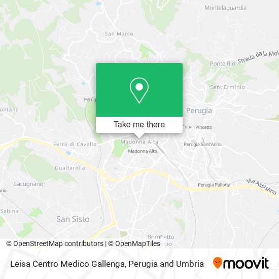 Leisa Centro Medico Gallenga map