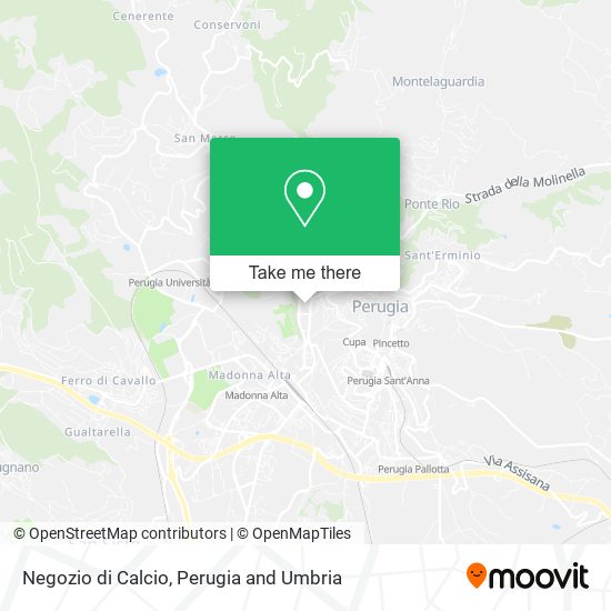Negozio di Calcio map