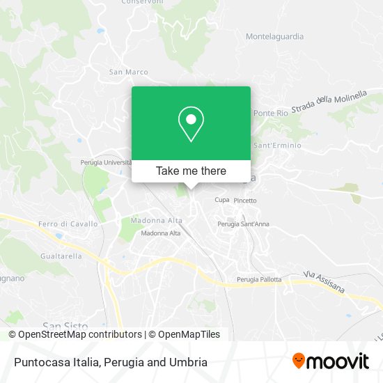 Puntocasa Italia map