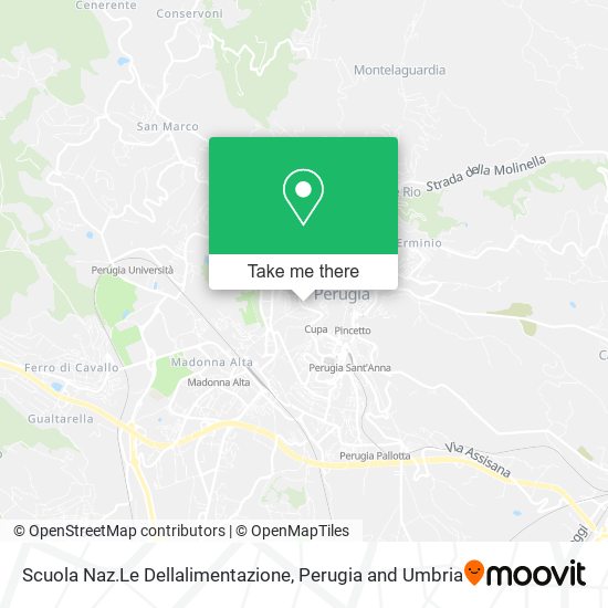 Scuola Naz.Le Dellalimentazione map