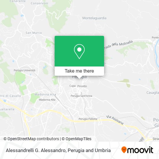 Alessandrelli G. Alessandro map
