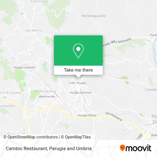 Cambio Restaurant map