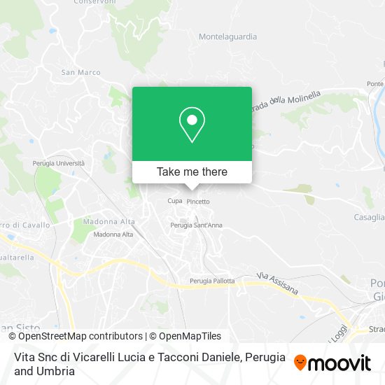Vita Snc di Vicarelli Lucia e Tacconi Daniele map