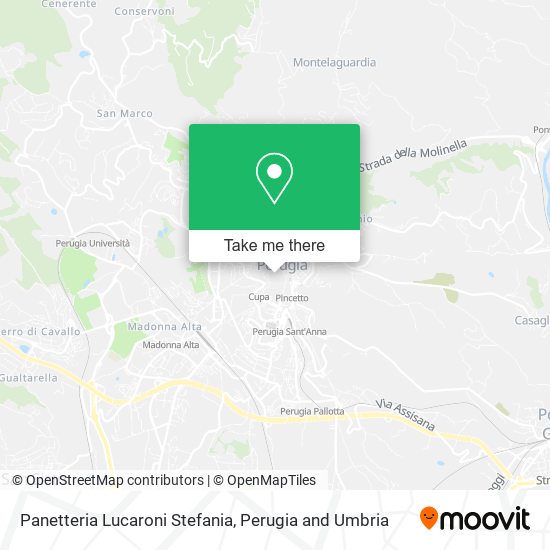 Panetteria Lucaroni Stefania map