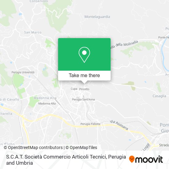 S.C.A.T. Società Commercio Articoli Tecnici map
