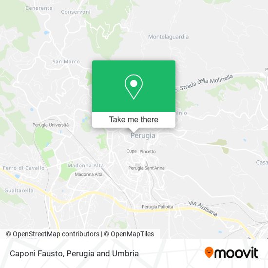 Caponi Fausto map
