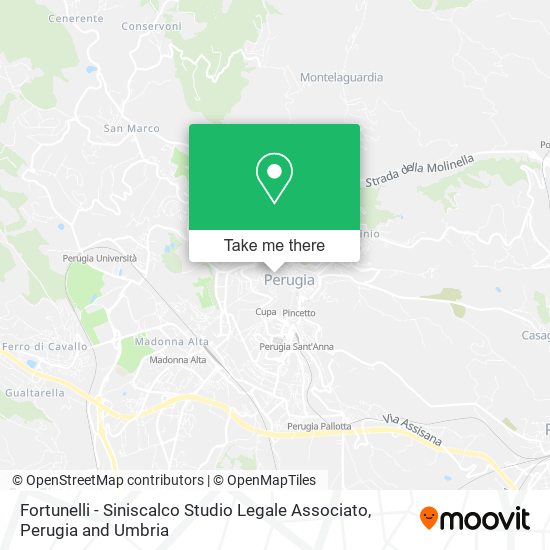 Fortunelli - Siniscalco Studio Legale Associato map