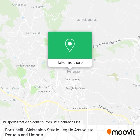 Fortunelli - Siniscalco Studio Legale Associato map