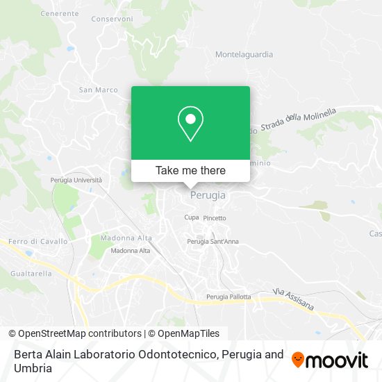 Berta Alain Laboratorio Odontotecnico map