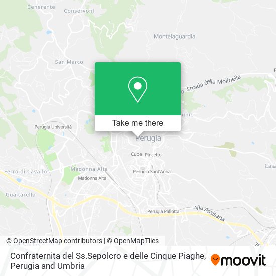 Confraternita del Ss.Sepolcro e delle Cinque Piaghe map