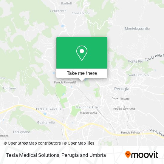 Tesla Medical Solutions map