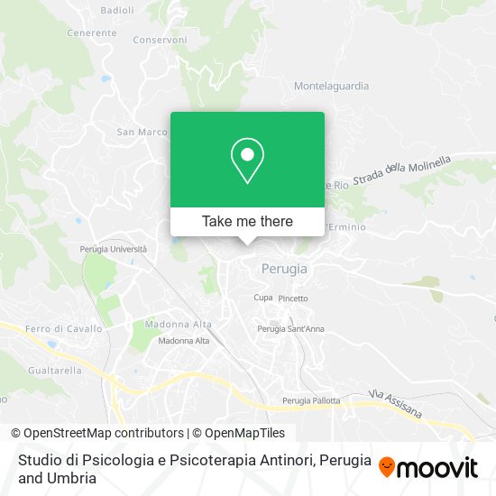 Studio di Psicologia e Psicoterapia Antinori map