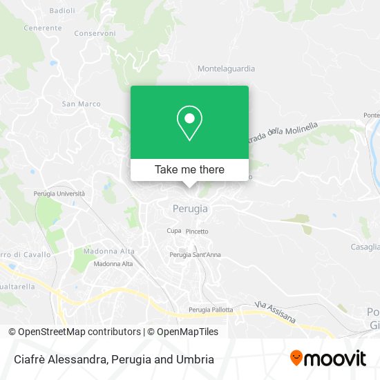 Ciafrè Alessandra map
