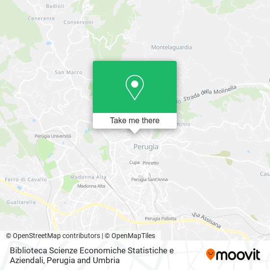 Biblioteca Scienze Economiche Statistiche e Aziendali map