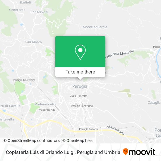 Copisteria Luis di Orlando Luigi map