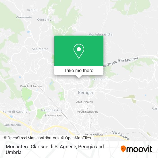 Monastero Clarisse di S. Agnese map