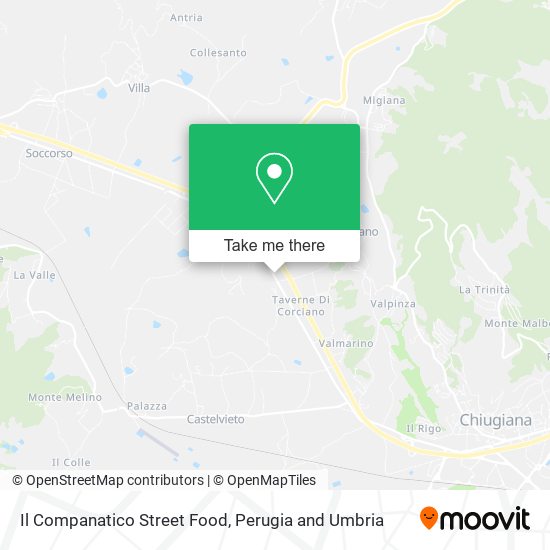 Il Companatico Street Food map