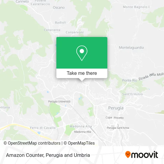 Amazon Counter map