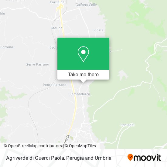 Agriverde di Guerci Paola map