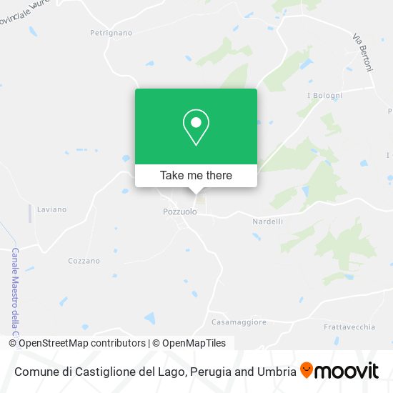 Comune di Castiglione del Lago map