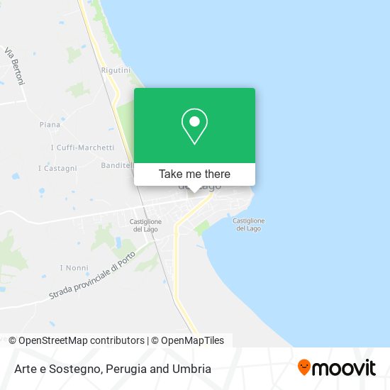 Arte e Sostegno map