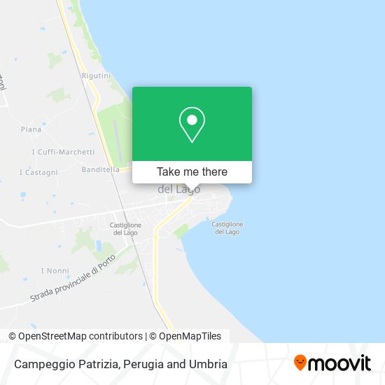 Campeggio Patrizia map